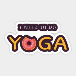 I need to do Yoga Sticker